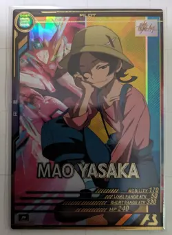 Gundam Arsenal Base Unite Live P Yasaka Mao Card Collectible Game Piece - Image 1
