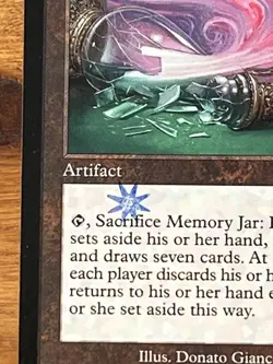 MTG - Magic the Gathering - Memory Jar - Urza’s Legacy - Pro Tour Stamped - NM - Image 3