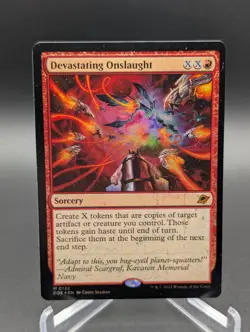 Devastating Onslaught - 132 - Edge of Eternities- Near Mint - MTG - Foil - Image 1