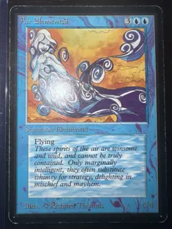 MTG Air Elemental | Limited Beta | Moderate to Heavy Played - Image 1