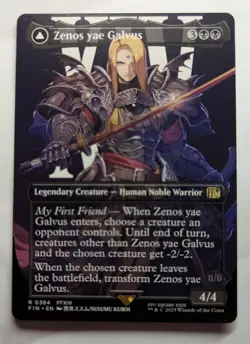 ZENOS YAE GALVUS Borderless - Final Fantasy MTG Magic: the Gathering - Image 1