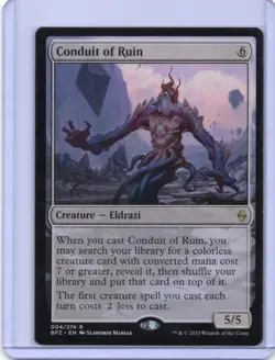 Conduit of Ruin - Battle for Zendikar - Rare - MTG - NM - Image 1