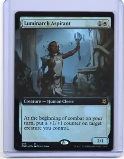 Luminarch Aspirant (Extended Art) - Zendikar Rising - Rare - MTG - NM Foil - Image 1