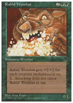 MTG - Rabid Wombat - Chronicles - NM, English Magic FLAT RATE SHIP - Image 1
