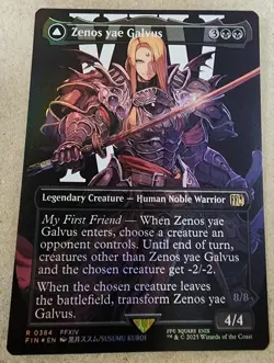 Zenos yae Galvus - #384 Foil (Borderless) Final Fantasy - Mtg - Image 1