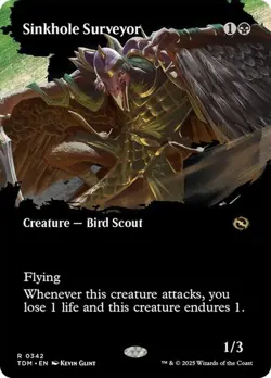 Sinkhole Surveyor (Borderless) NM RARE Tarkir: Dragonstorm TDM MTG Mint Regular - Image 1