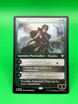 MTG ~ Freyalise, Llanowar's Fury ~ Etched Foil Commander Masters : NM - Image 1