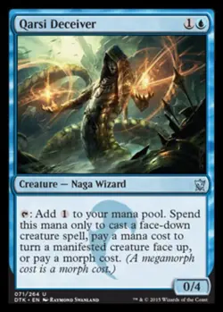MTG - Qarsi Deceiver - Dragons of Tarkir - NM, English Magic FLAT RATE SHIP - Image 1