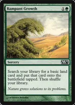 MTG - Rampant Growth - Magic 2012 - NM, English Magic FLAT RATE SHIP - Image 1