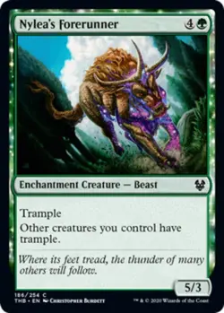 MTG - Nylea's Forerunner - Theros Beyond Death - NM, English Magic FLAT RATE SHI - Image 1