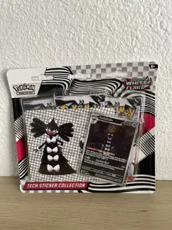 POKEMON - S&V 1 x BLACK BOLT + 1 x WHITE FLARE TECH STICKER COLLECTION UNOPENED - Image 1