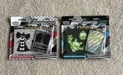 POKEMON - S&V 1 x BLACK BOLT + 1 x WHITE FLARE TECH STICKER COLLECTION UNOPENED - Image 1