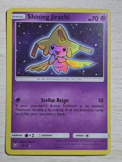 Pokemon Shining Jirachi 42/73 Shining Legends Ultra Rare Holo NM - Image 1
