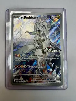 Pokemon N's Reshiram Mint Stamped Promo 167/159 Illustration Rare Box Topper - Image 1