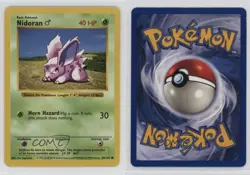 Nidoran M Shadowless Pokemon Base Set #55 1999 0kb5 - Image 3
