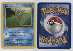 Horsea Pokemon Fossil #49 1999 0kb5 - Image 3