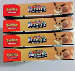 (4) Pokemon Prismatic Evolutions Accessory Evee Pouch Collection x 4 Lot Sealed - Image 5