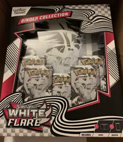 Lot Of 2 Pokemon TCG White Flare Binder Collection SEALED - Image 1