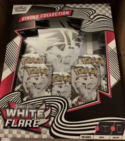 Lot Of 2 Pokemon TCG White Flare Binder Collection SEALED - Image 2