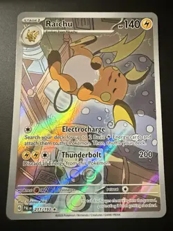 Raichu 211/193 Illustration Rare Pokemon TCG Sv02: Paldea Evolved Holo - (NM) - Image 1