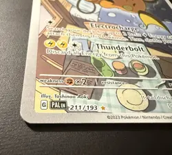 Raichu 211/193 Illustration Rare Pokemon TCG Sv02: Paldea Evolved Holo - (NM) - Image 2