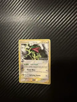 Rayquaza Rev Holo Rare Stamped EX Delta Species 13/113 Pokemon TCG Vintage - Image 1