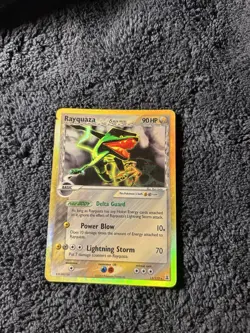Rayquaza Rev Holo Rare Stamped EX Delta Species 13/113 Pokemon TCG Vintage - Image 1