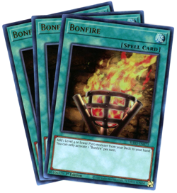 Yugioh! x3 Bonfire - RA03-EN073 - Ultra Rare UR NM/M - Quarter Century Bonanza - Image 1