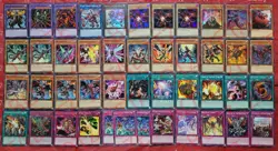 Yugioh Red-Eyes Deck 45 Cards Black Flare *Insight* Fusion *Red Stone of Legend* - Image 1