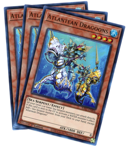 Yugioh! x3 Atlantean Dragoons RA03-EN006 Ultra Rare UR NM/M English - Image 1