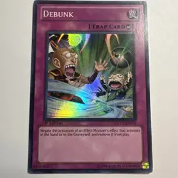 Yugioh Debunk EXVC-EN076 Super Rare 1st Ed - Image 1