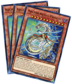 YuGiOh! Archnemeses Protos RA03-EN023 Ultra Rare UR 1st Edition NM English - Image 1