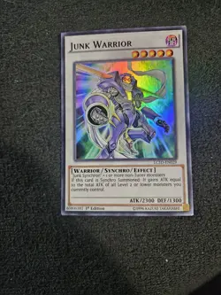 | Yugioh Junk Warrior LC5D-EN029 1st Edition Super Rare Legendary 5Ds - Image 1