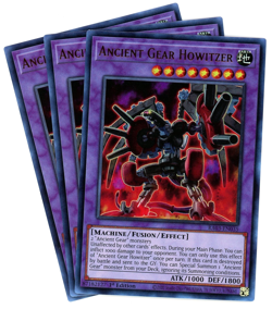 Yugioh! x3 Ancient Gear Howitzer - RA03-EN035 - Ultra Rare UR NM/M English - Image 1