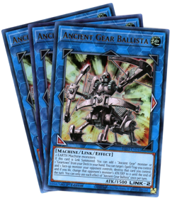 Yugioh! x3 Ancient Gear Ballista - RA03-EN046 - Ultra Rare UR NM/M English - Image 1