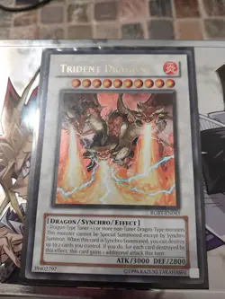 Yugioh Trident Dragion RGBT-EN043 Ultra Rare Vintage Holo - Image 1