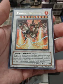 Yugioh Trident Dragion RGBT-EN043 Ultra Rare Vintage Holo - Image 3
