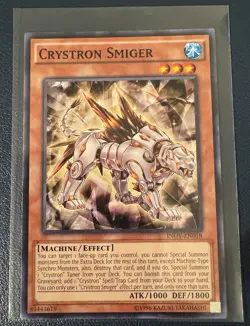 Crystron Smiger - INOV-EN018 - Common - Unlimited Edition M/NM Yugioh - Image 1