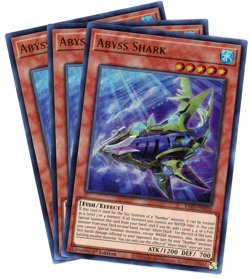 Yugioh! x3 Abyss Shark - RA03-EN030 Ultra Rare UR Quarter Century Bonanza NM/M - Image 1