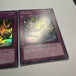 Yugioh Debunk EXVC-EN076 Super Rare LP x3 Playset - Image 4