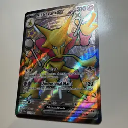 Alakazam ex - 215/091 - Pokemon Paldean Fates Shiny Full Art Ultra Rare Card NM - Image 3