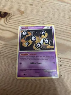 Pokemon TCG Unown Heartgold & Soulsilver NM, 54/123 Pokemon Card - Image 1