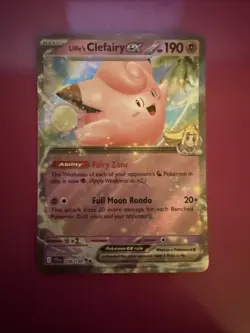 Lillie's Clefairy EX 056/159 Full Art NM/M Journey Together Pokemon Card - Image 1