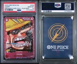 2023 ONE PIECE PREMIUM CARD COLL -ONE PIECE FILM RED- #002 USOPP PSA 10 - Image 1