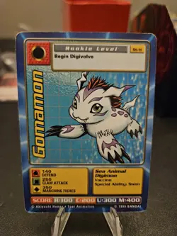 Digimon CCG Gomamon #ST-11 1st Edition Card - Image 1