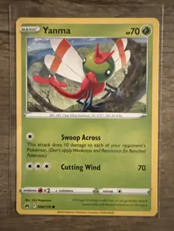 008/159 Yanma : Common Card : Pokemon Trading Card Game SWSH12.5 Crown Zenith - Image 1