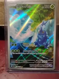 Heracross Paldea Evolved Illustration Rare Pokemon TCG Card 194/193 - Image 1