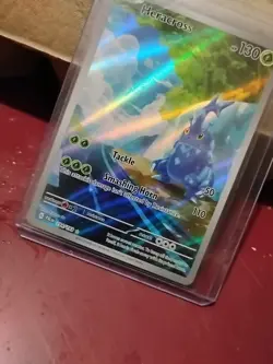 Heracross Paldea Evolved Illustration Rare Pokemon TCG Card 194/193 - Image 2