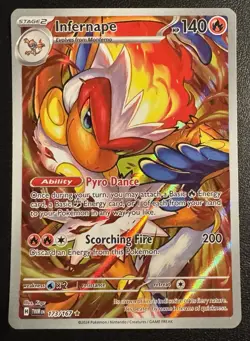Pokemon Card - Infernape Twilight Masquerade 173/167 Illustration Rare NM - Image 1