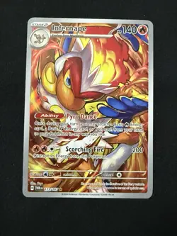Pokemon Card - Infernape Twilight Masquerade 173/167 Illustration Rare NM - Image 1